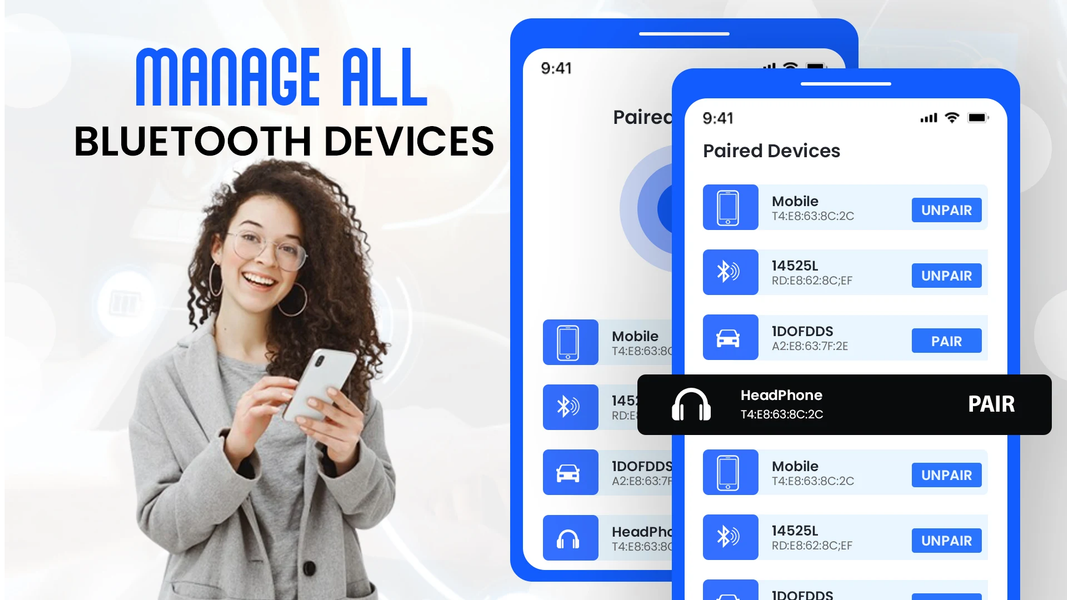 Bluetooth Pair Auto Connect - عکس برنامه موبایلی اندروید