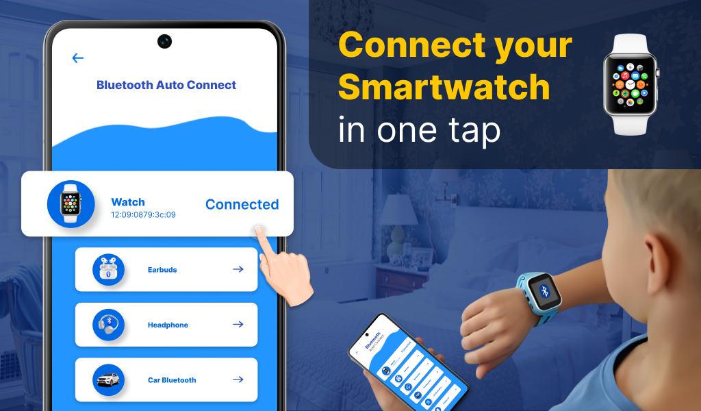 Bluetooth Auto Connect App - Image screenshot of android app