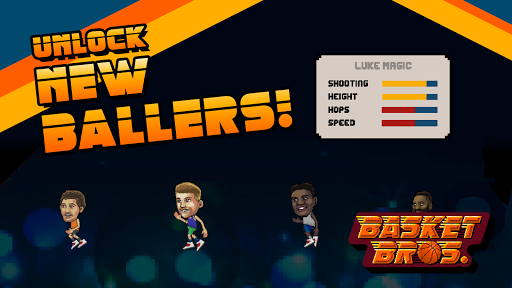 BasketBros.io - From the hit basketball web game! - Gameplay image of android game