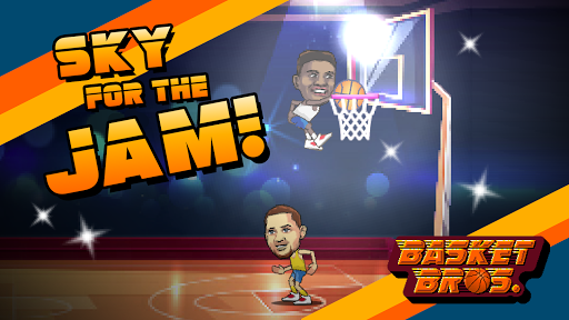 BasketBros.io - From the hit basketball web game! - Gameplay image of android game