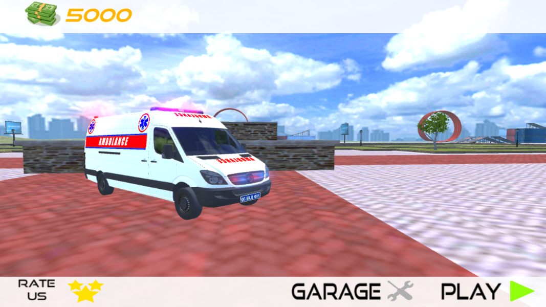 911 Emergency Ambulance Game - Gameplay image of android game