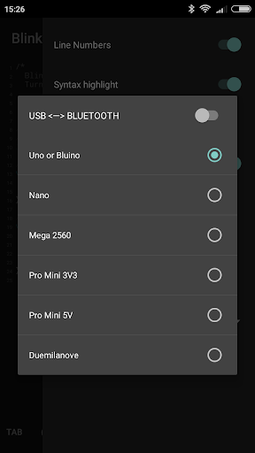 Bluino Loader - Arduino IDE - عکس برنامه موبایلی اندروید