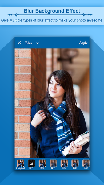 AutoBlur camera - Image screenshot of android app