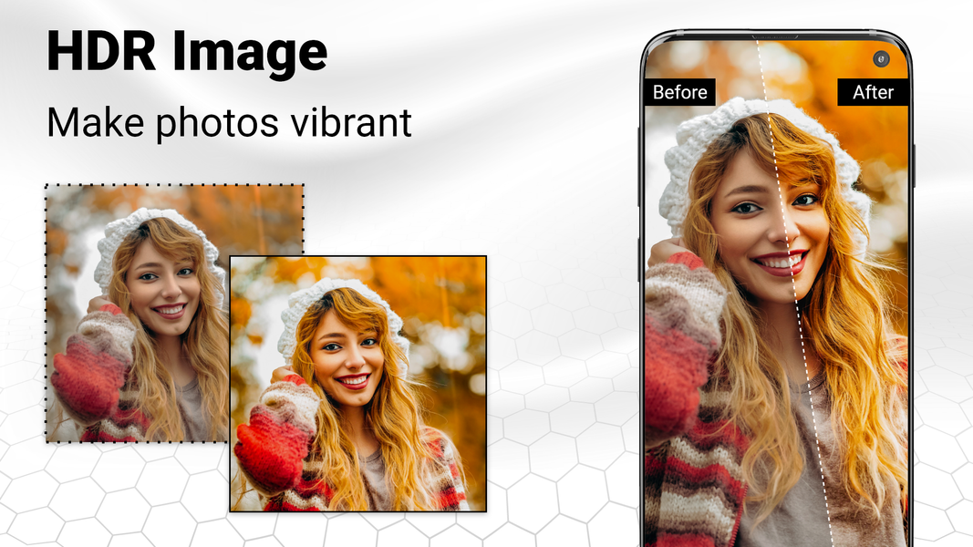 HD Photo - AI Photo Enhancer - عکس برنامه موبایلی اندروید