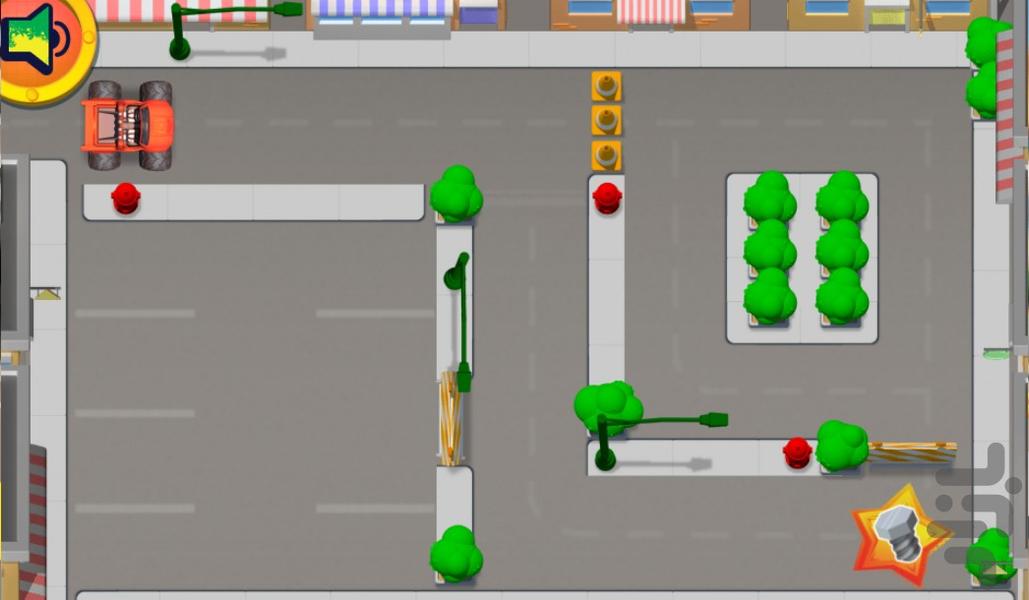 بازی ماشین بلیز و جاده مارپیچ - Gameplay image of android game