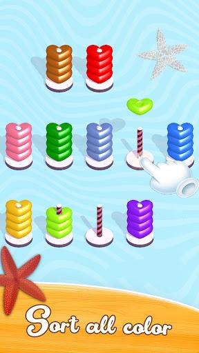 Color Stack Puzzle: Hoop Sort - عکس برنامه موبایلی اندروید