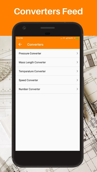 Civil Calculators & Converters - عکس برنامه موبایلی اندروید