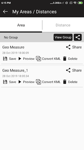 Geo Measure Area calculator - عکس برنامه موبایلی اندروید