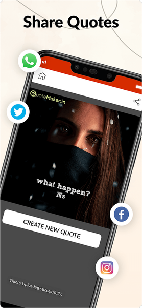 Quote Maker for Writers - Image screenshot of android app