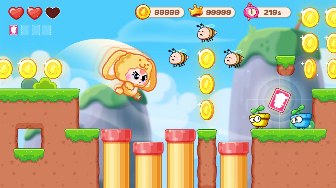 Super Bunny World Adventure - عکس بازی موبایلی اندروید