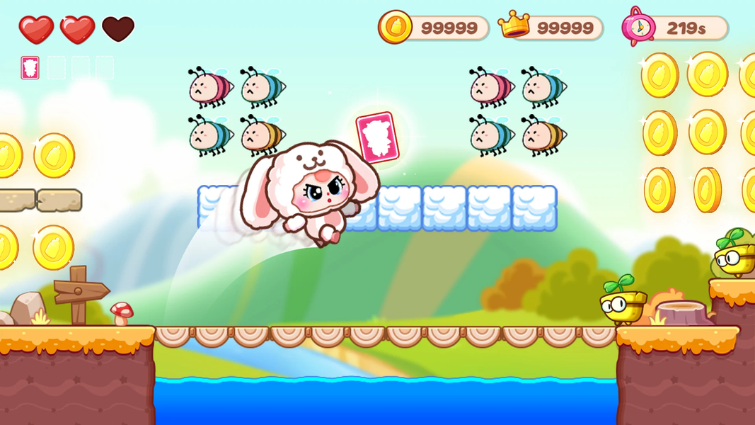 Super Bunny World Adventure - عکس بازی موبایلی اندروید