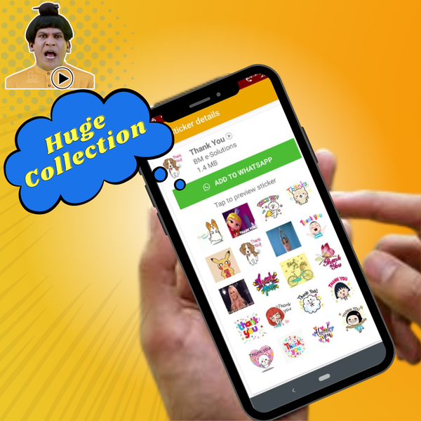 Animated Tamil WAStickers - Image screenshot of android app