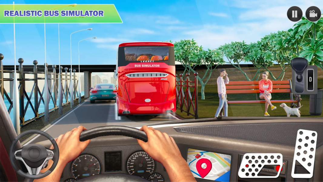 Bus Simulator: Coach Bus Game - عکس بازی موبایلی اندروید