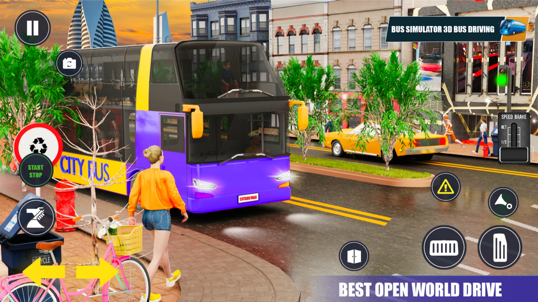 Bus Simulator: Coach Bus Game - عکس بازی موبایلی اندروید