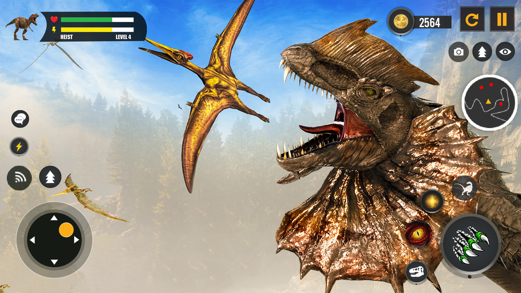 Dilophosaurus Simulator 3d - Gameplay image of android game