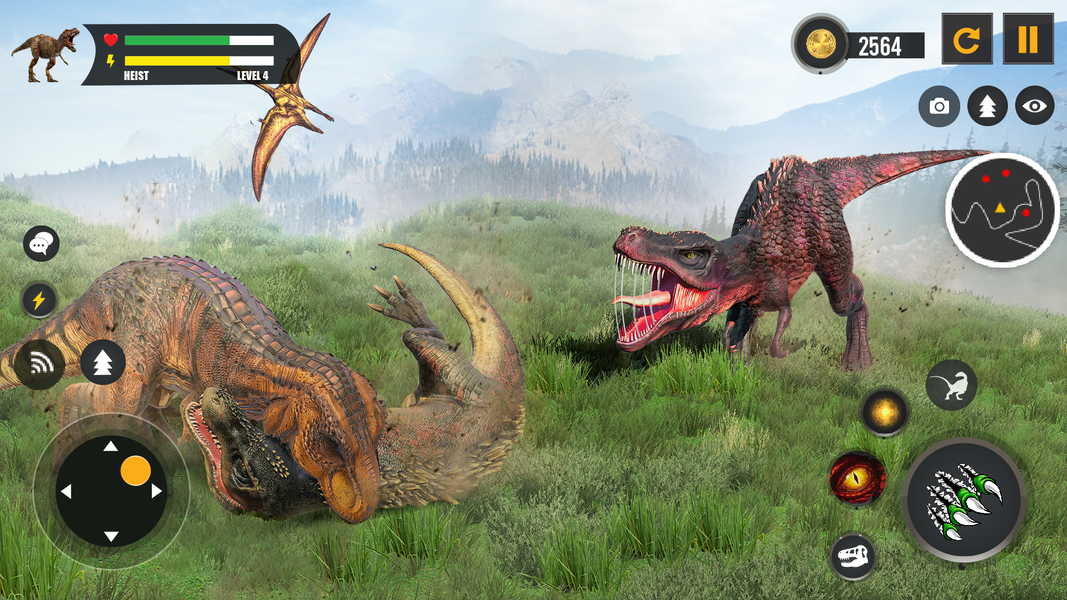 Dilophosaurus Simulator 3d - Gameplay image of android game