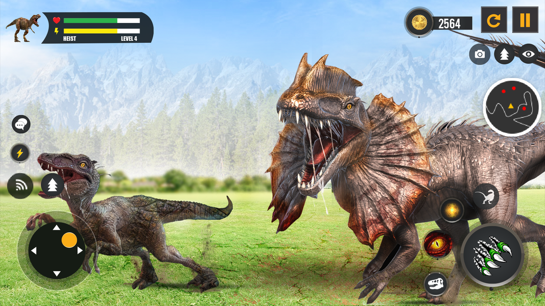 Dilophosaurus Simulator 3d - Gameplay image of android game