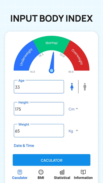 Weight Tracker: BMI, BMR, LBM - Image screenshot of android app