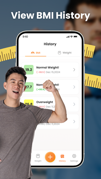 BMI Tracker: Ideal Body Weight - عکس برنامه موبایلی اندروید