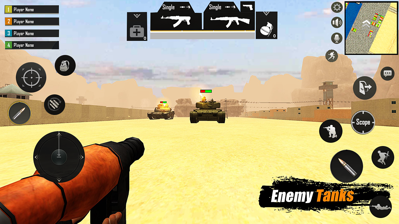 Battle Combat Free Fire Squad Game for Android