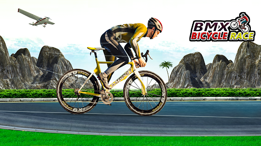 BMX Cycle Race: Cycle Stunts - Gameplay image of android game
