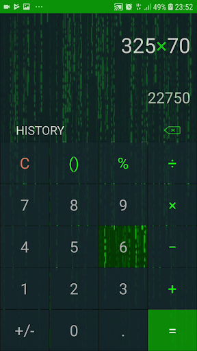 Hacker Calculator - Image screenshot of android app