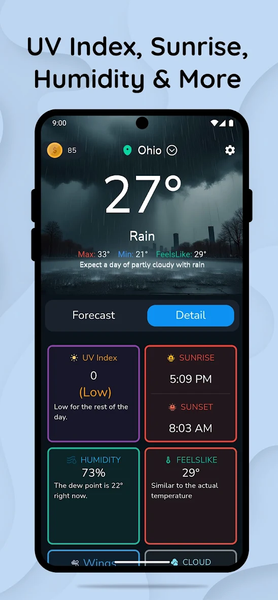 SkySync – Live Weather Updates - عکس برنامه موبایلی اندروید