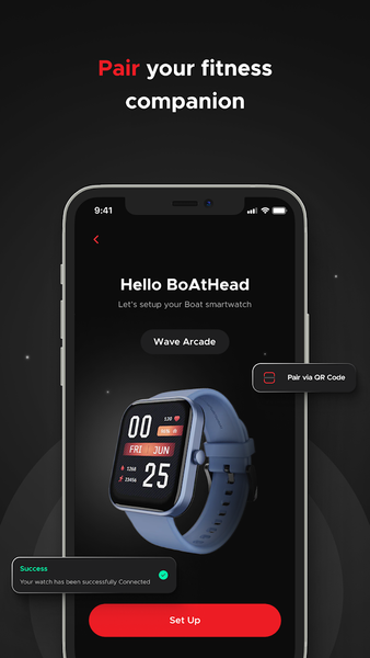 boAt Wearables - Image screenshot of android app