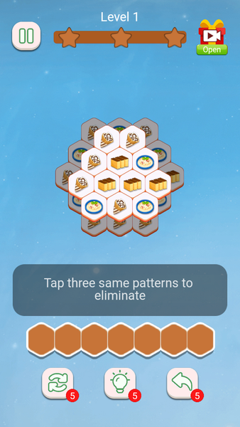 Hexagon Tile Match - عکس برنامه موبایلی اندروید