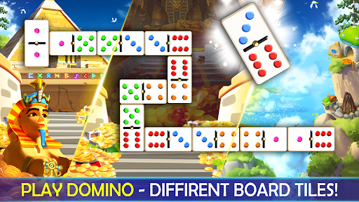 Dominoes - 5 Board Game Domino - Gameplay image of android game