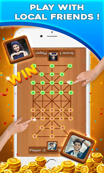Damru Bead ۱۶: Sholo Guti Game - عکس بازی موبایلی اندروید