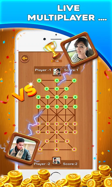 Bead 16 Sholo Guti Board Game - عکس بازی موبایلی اندروید