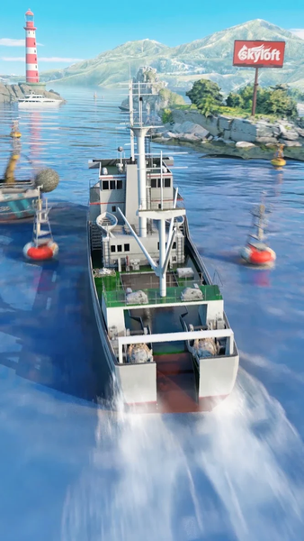 Boat Fishing Simulator - عکس بازی موبایلی اندروید