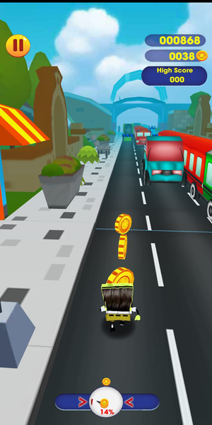 Bob Subway Run Neighbor - Gameplay image of android game