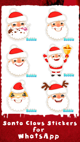 Christmas stickers for WhatsAp - Image screenshot of android app