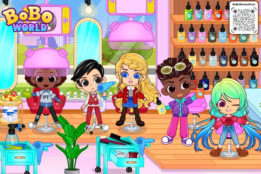 BoBo World Shopping Mall-kids - Gameplay image of android game