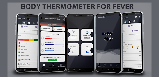Thermometer for Fever Tracker - Image screenshot of android app