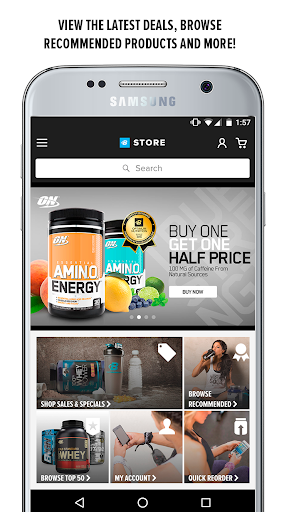 Bodybuilding.com Store - عکس برنامه موبایلی اندروید