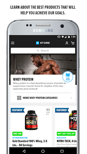 Bodybuilding.com Store - عکس برنامه موبایلی اندروید