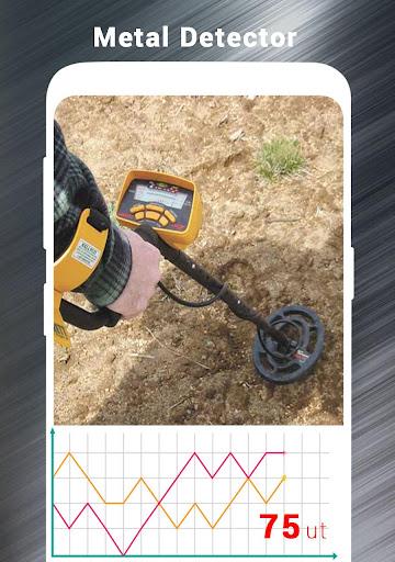 Metal Detector with sound - Image screenshot of android app
