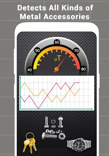 Metal Detector with sound - Image screenshot of android app