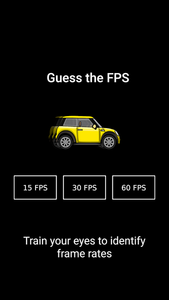 30 FPS vs 60 FPS - Image screenshot of android app