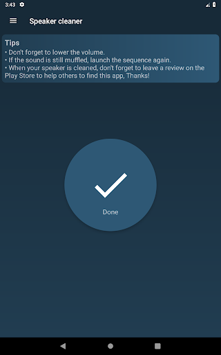 Speaker cleaner - Remove water - عکس برنامه موبایلی اندروید