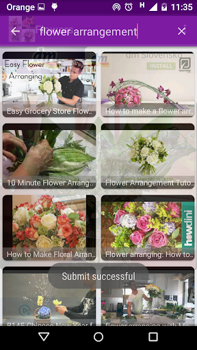 1000 flower arrangements - Image screenshot of android app