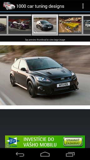 1000 car tuning designs - Image screenshot of android app