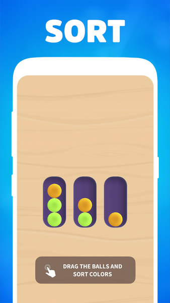 Sort Voyage: Ball sort puzzle - Gameplay image of android game