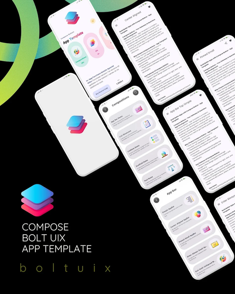 Jetpack Compose Template - عکس برنامه موبایلی اندروید