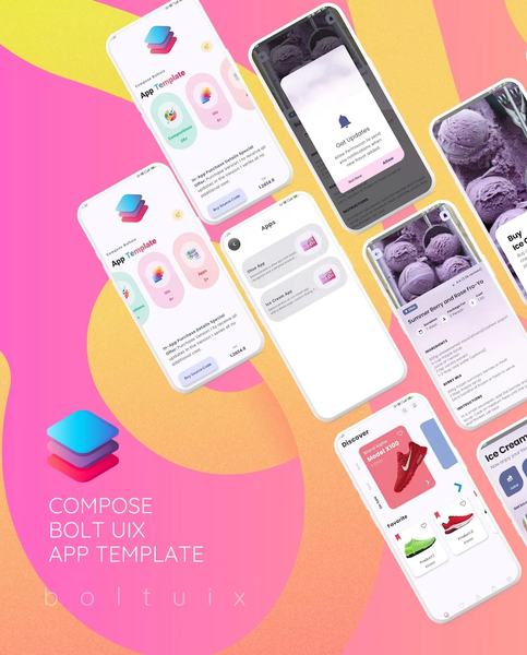 Jetpack Compose Template - عکس برنامه موبایلی اندروید
