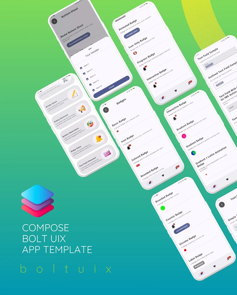 Jetpack Compose Template - عکس برنامه موبایلی اندروید