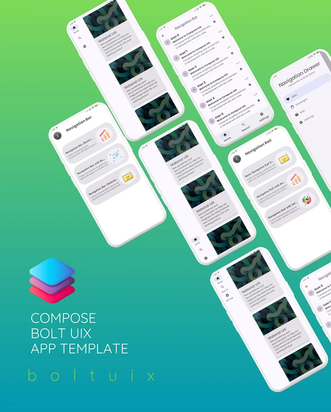 Jetpack Compose Template - عکس برنامه موبایلی اندروید